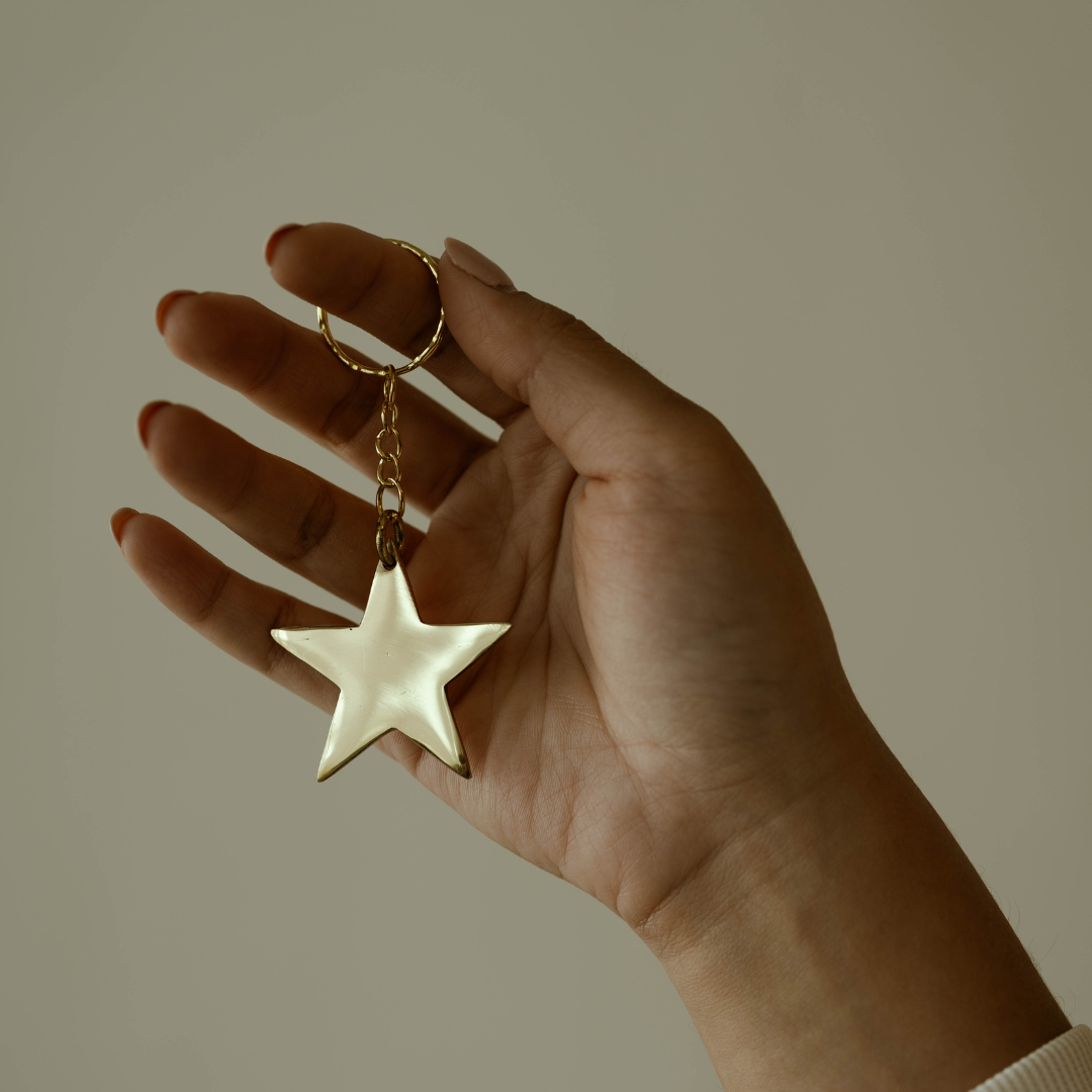 Brass Keyring