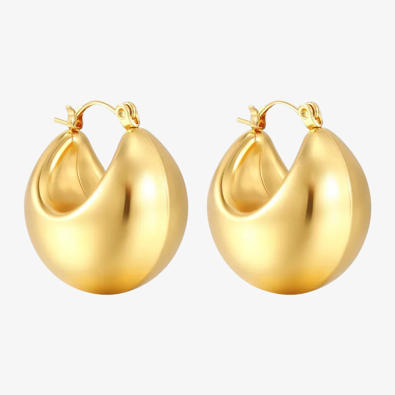 Reef Gold Dome Earring