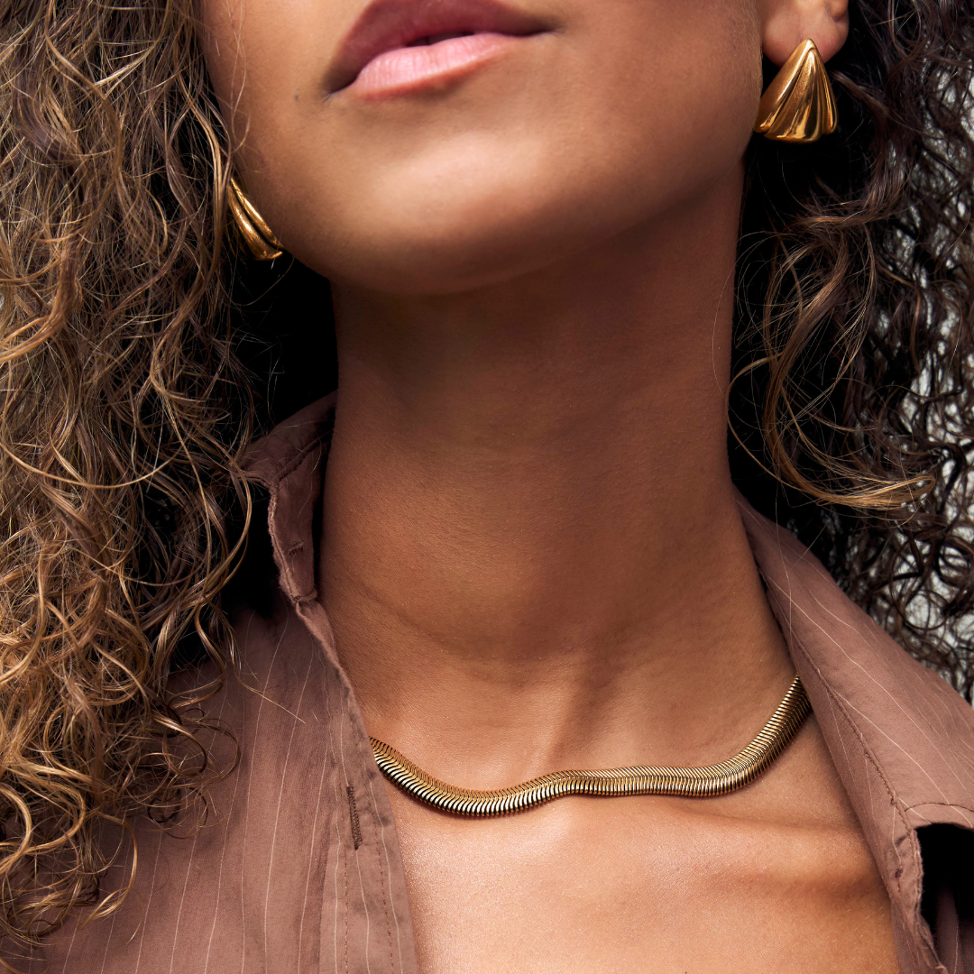 Farrah Gold Snake Chain