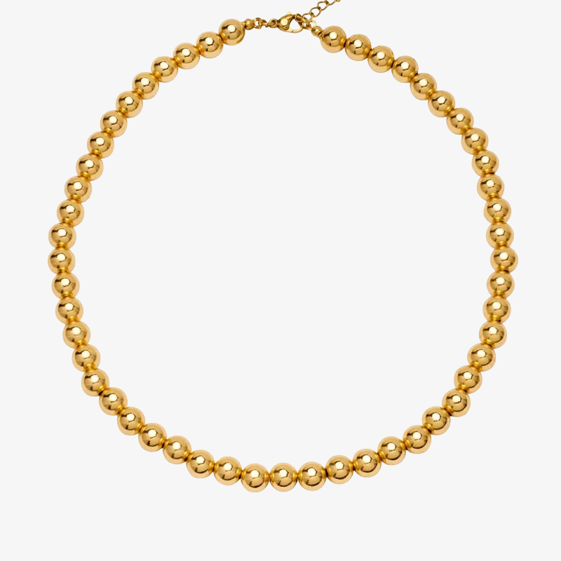 Zia Gold Ball Necklace